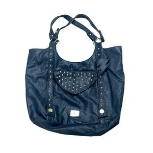 Betsey Johnson Betseyville Black Studded Handbag